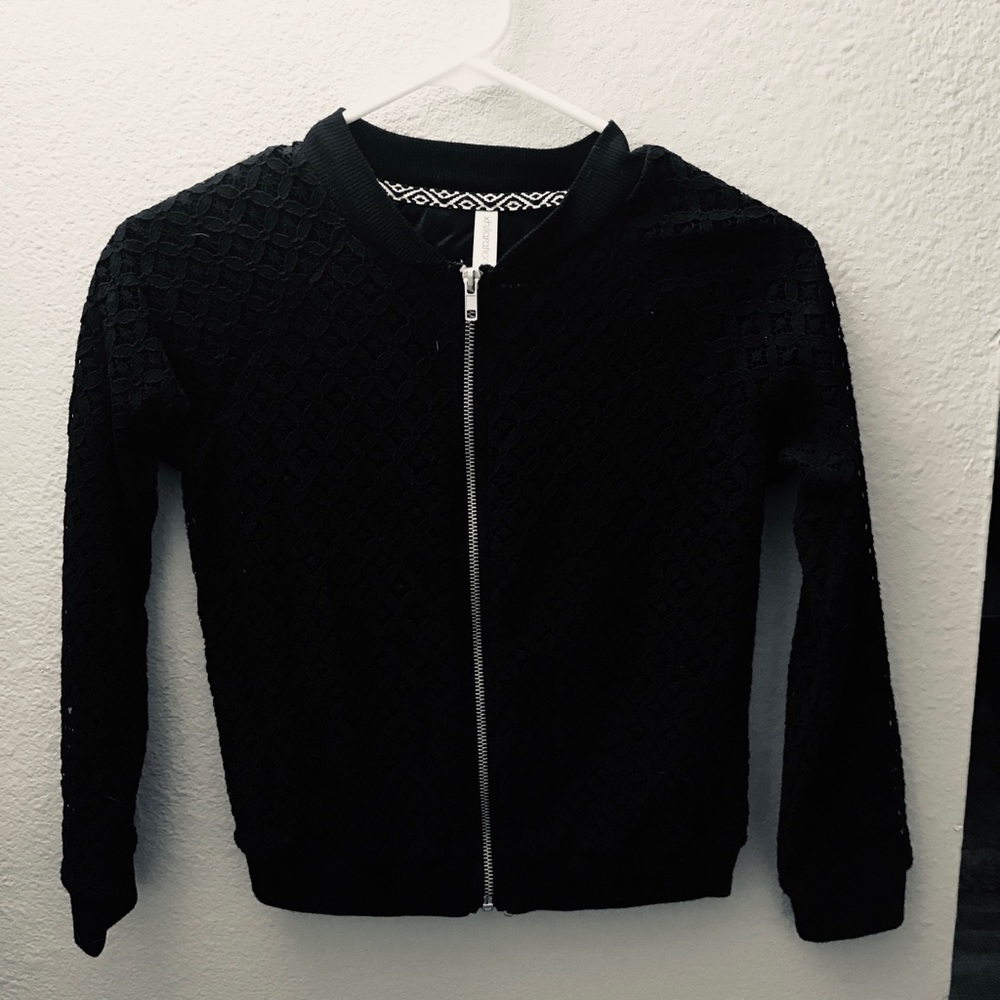 Black Zip Up Jacket